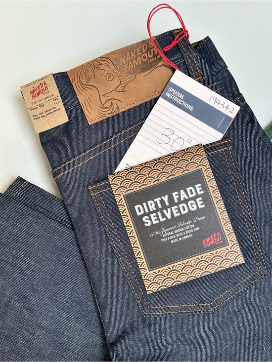 Naked & Famous Denim Other - NWT Naked & Famous Super Guy Dark Indigo Slim Regular Rise Men’s Jeans W32 L30